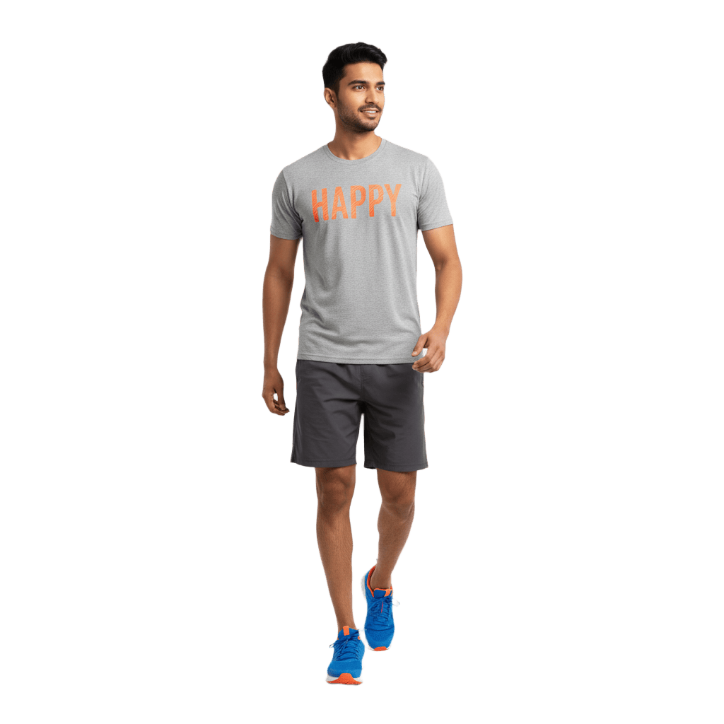 Man in casual sportswear people PNG cutout