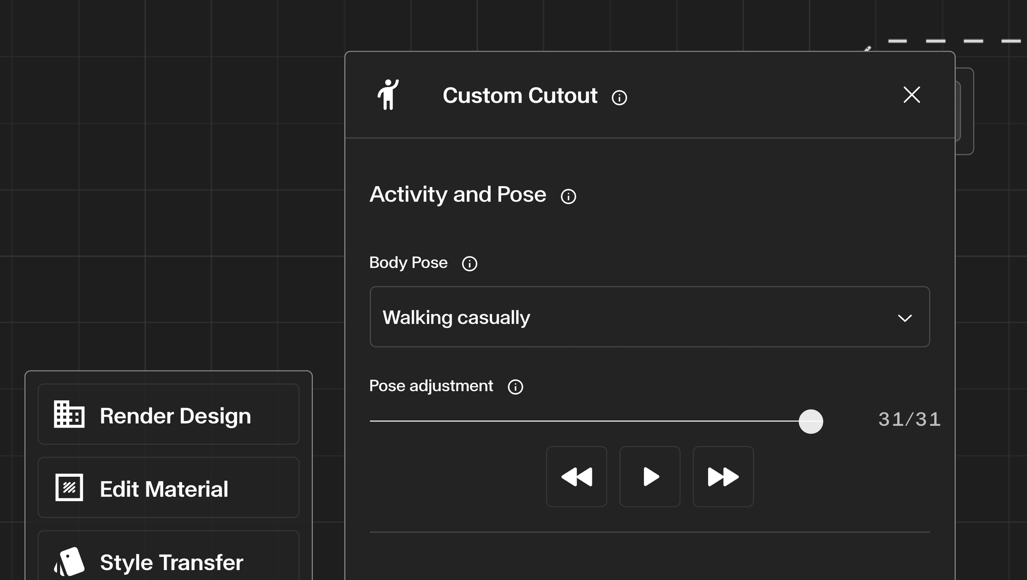 Using the Custom Cutout Tool