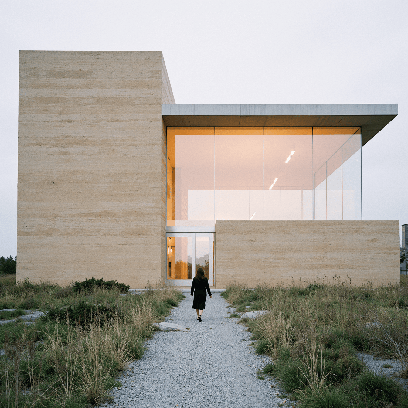 Concrete pavilion · Massing study