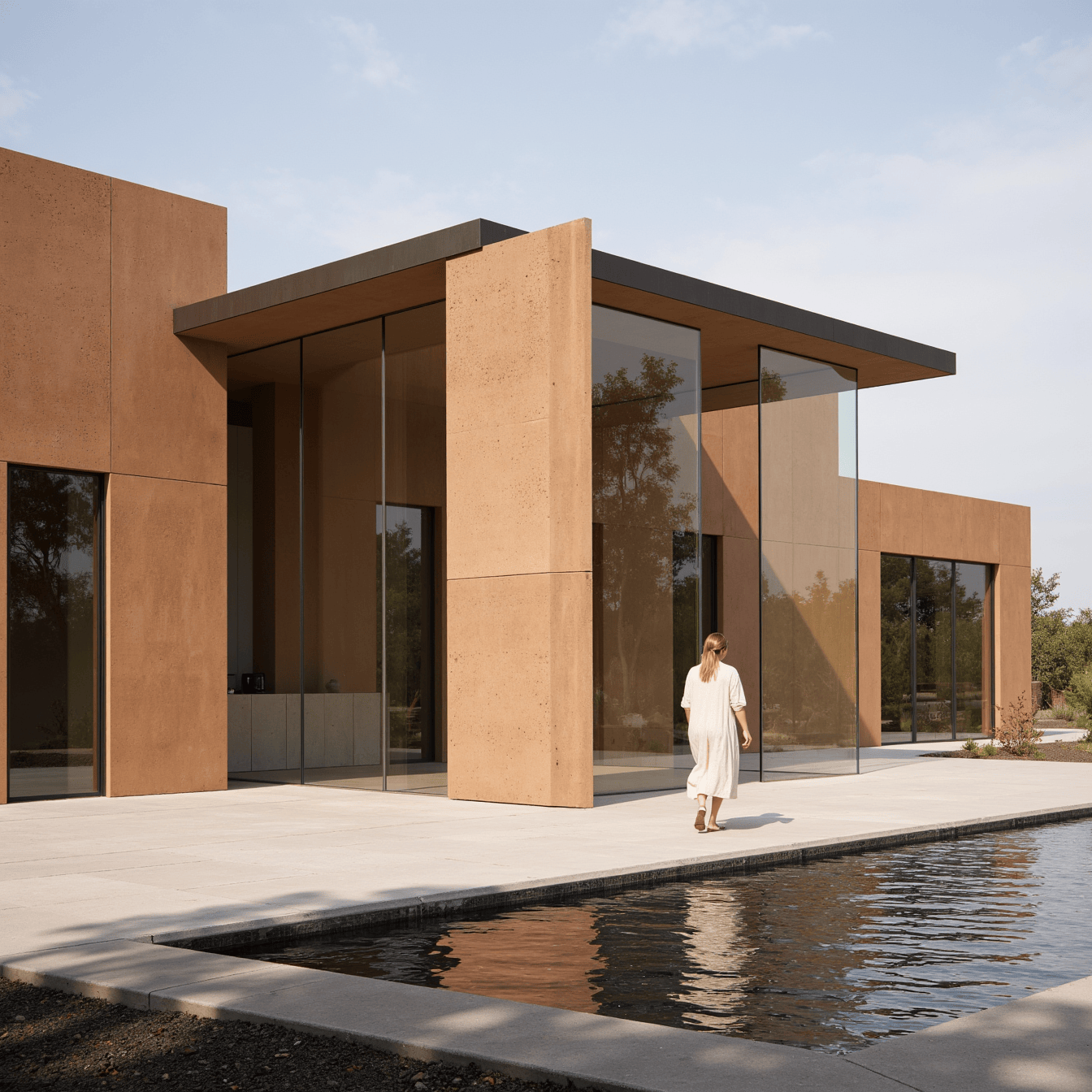 Rammed earth · Materials studio